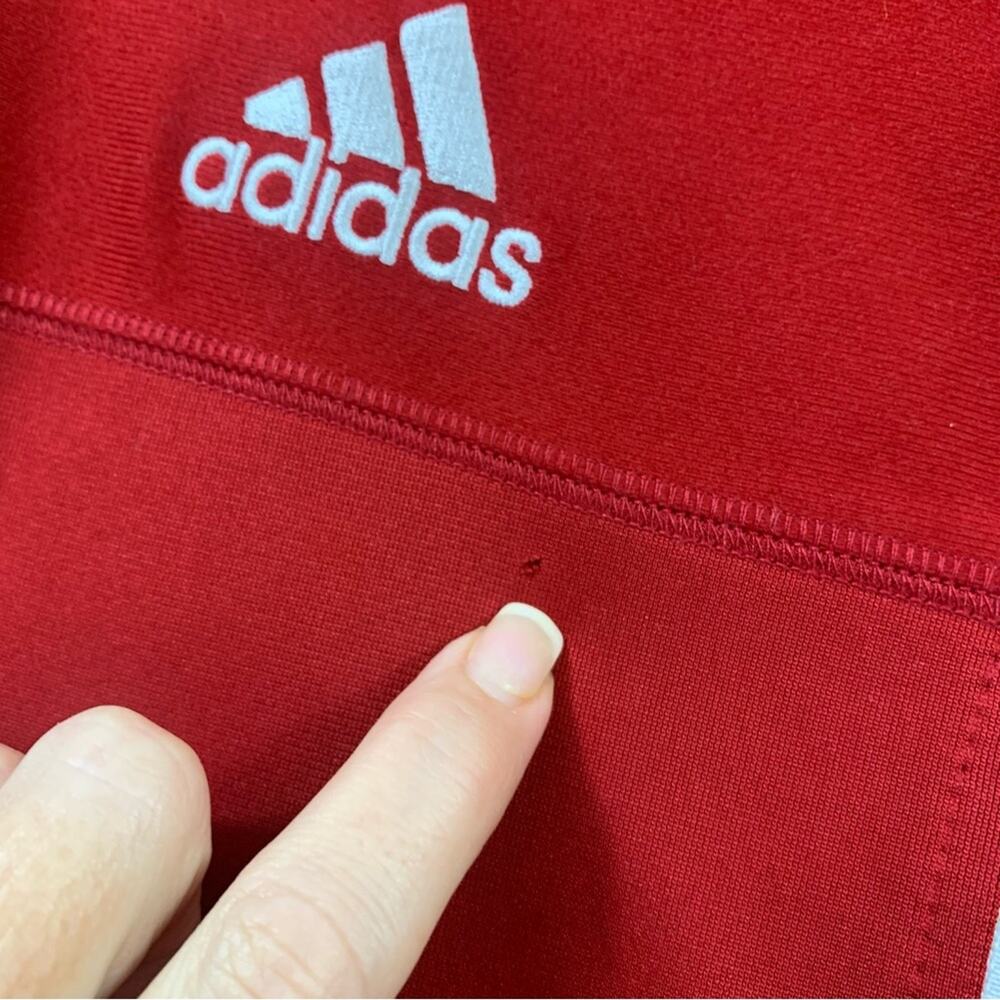 Adidas Utility Zip-up Red/White Jacket - Picture 7 of 9